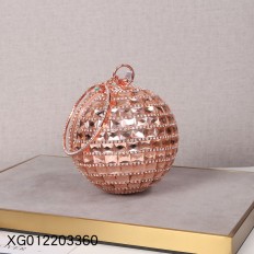 Shiny sphere bag with a...