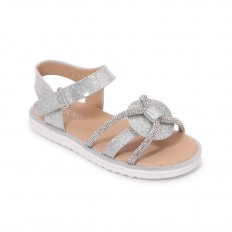 Shiny girls' sandals for...