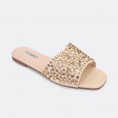 slipper with strass and...