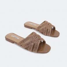 woman Flat slipper with...