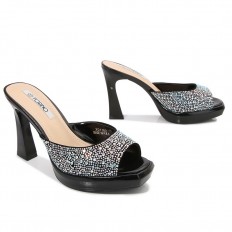 Classy open toe high-heeled...