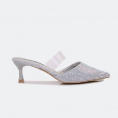 Soiree heel with strass