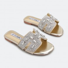 luxury slipper with bright...