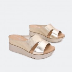 womens sandal from leather...