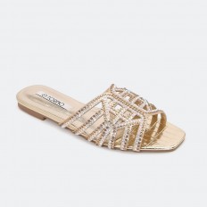 Chic slippers with a modern...