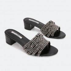 xq1303 Wide heel slippers...