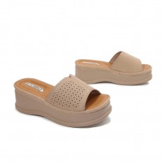 Perforated women's wedge...