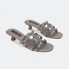 FXQ1346, Small heel slippers