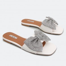 Bow-embellished slippers HX110