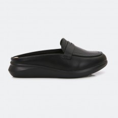 slide shoes from leather