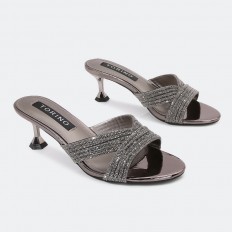 ZXQ1301 Shiny heel slippers...