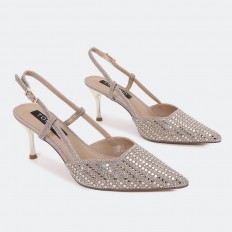 QSQB59 Sandals with a shiny...