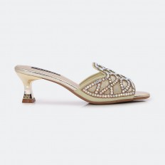 FXQ1623 Small heel slippers...