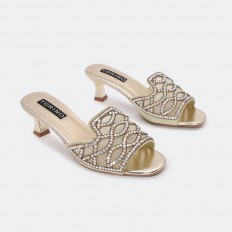 FXQ1623 Small heel slippers...