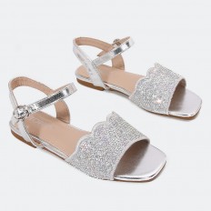 GML868 Girls Strass Flat...