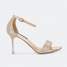 HSQ283 Shiny sandals with...