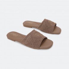OX2660 Flat slippers with a...