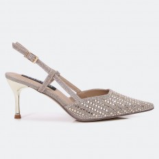 QSQB59 Sandals with a shiny...