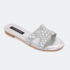 ZX2574 نعال مسطح أنيق مزين...