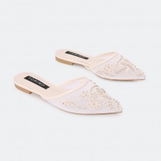 ZXB3 Flat slippers with a...