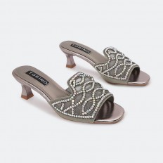 FXQ1623 Small heel slippers...