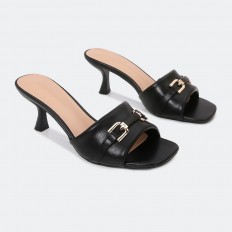 BXQ1757 Mid-heel slippers...