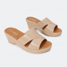 Leather medical slippers C302