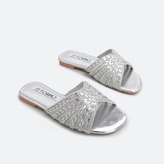 girl  slipper without heel...
