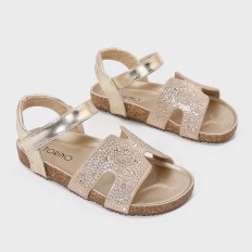 GML845 Girls Strass Flat...