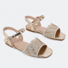 GML868 Girls Strass Flat...