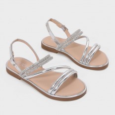 GSM765 Girls Snakeskin Sandals
