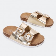 GSM776 Girls Flat Slippers...