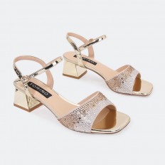 HSQG12 Shiny sandals with...