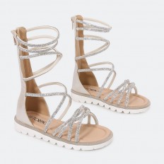 KGML903 Girls High-Leg Sandals