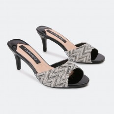 MXQ1871 Open-toed heeled...