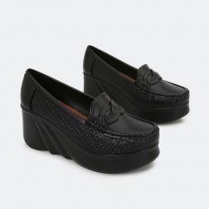leather shoes with nice...