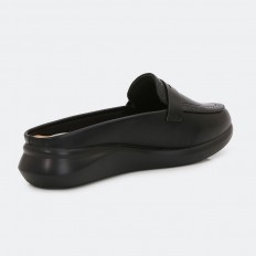 slide shoes from leather