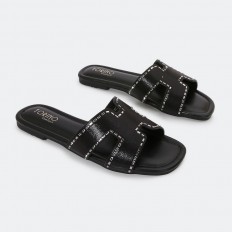 OX2790 Strass Flat Slippers