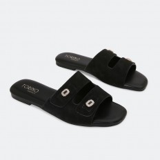 OX2868 Flat slippers with...
