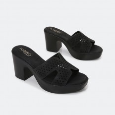 OXQC2 Wide heel slippers...
