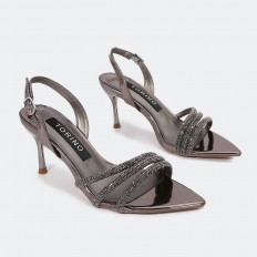 QSQ656 Crystal rope sandals