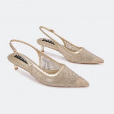 QSQB37 Tulle Sandal with...