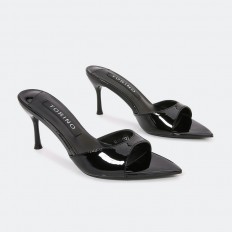 QXQ1522 Shiny leather heel...