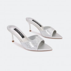 QXQ1664 Shiny heeled...