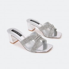 QXQ1668 Wide heel slippers...