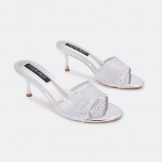 QXQ1669 Shiny heel slippers...