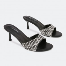 QXQ1831 Woven Toe Heeled...