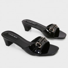 QXQ1841 shiny short heel...
