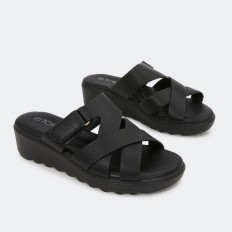 slipper from leather with...