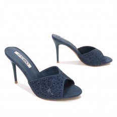 Shiny womens high-heeled...